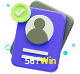 Tornar-se um membro do 567Win é muito simples